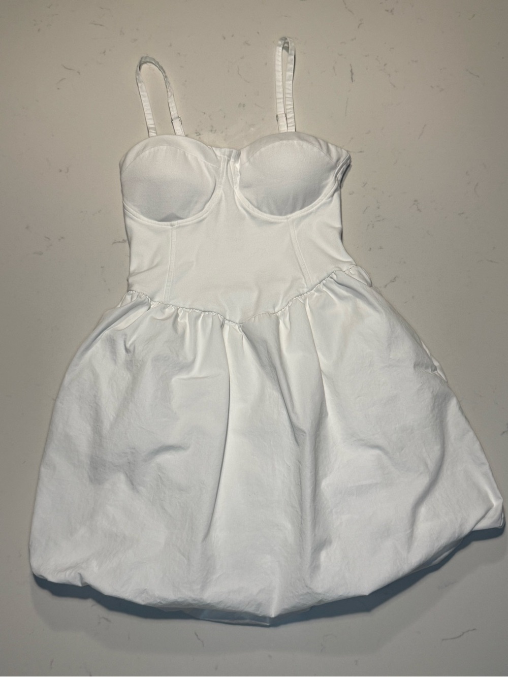 Madden NYC White Bustier Mini Dress